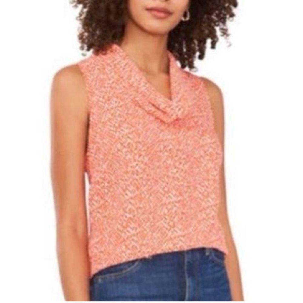Vince Camuto Cowl-Neck Sleeveless Top Size XL